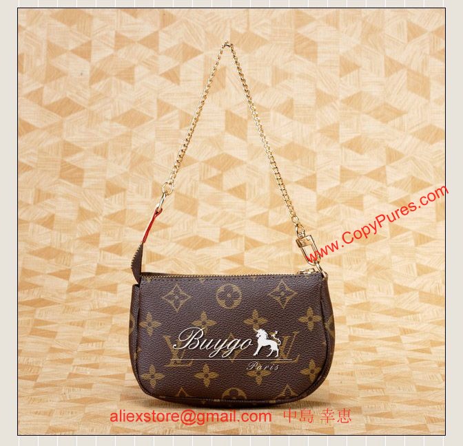 ルイ・ヴィト  モノグラム モノグラムＴ＆Ｂ ミニ・ポシェット・アクセソワール（アクセサリーポーチ） Ｍ６０１５３